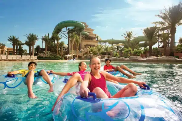 Atlantis Aquaventure Waterpark children enjoying