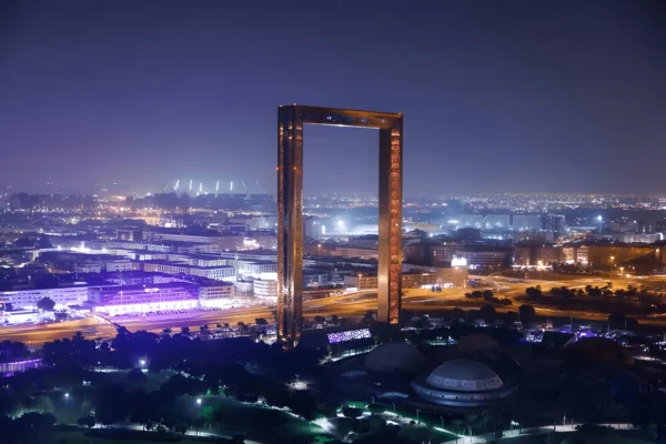 Dubai Frame Night View