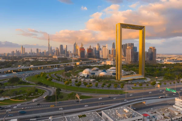 Dubai Frame inside View
