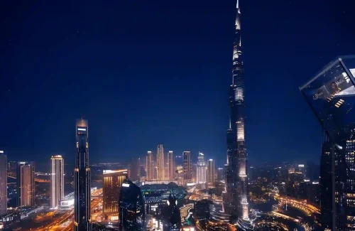 Burj Khalifa night view