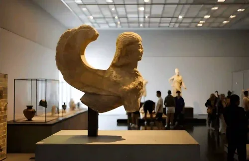 Louvre Museum Statue