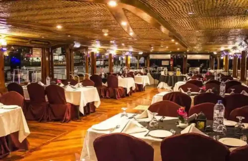Monalisha Dhow Cruise Sitting Area