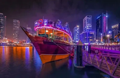 dhow cruise in dubai marina
